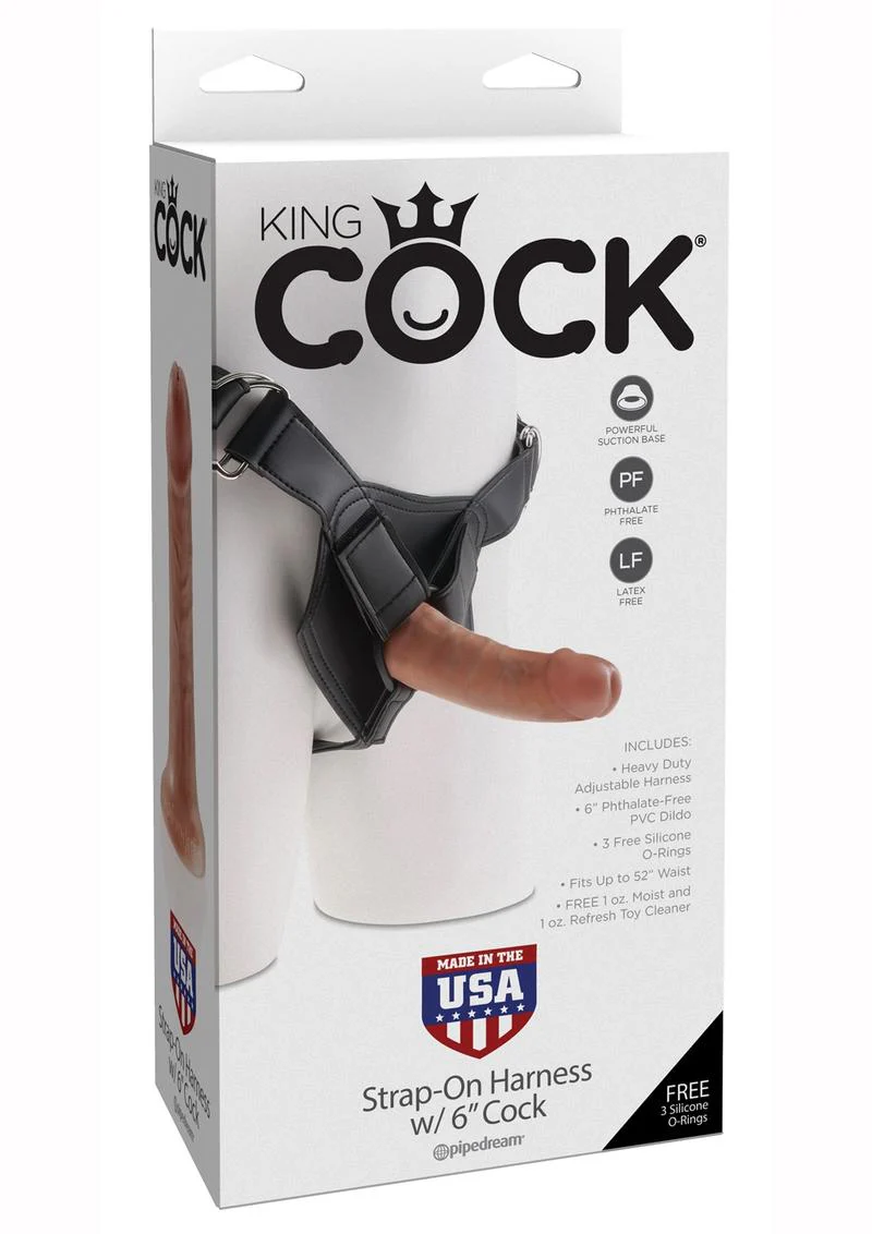 King Cock Strap-On Harness with Dildo - Image 2