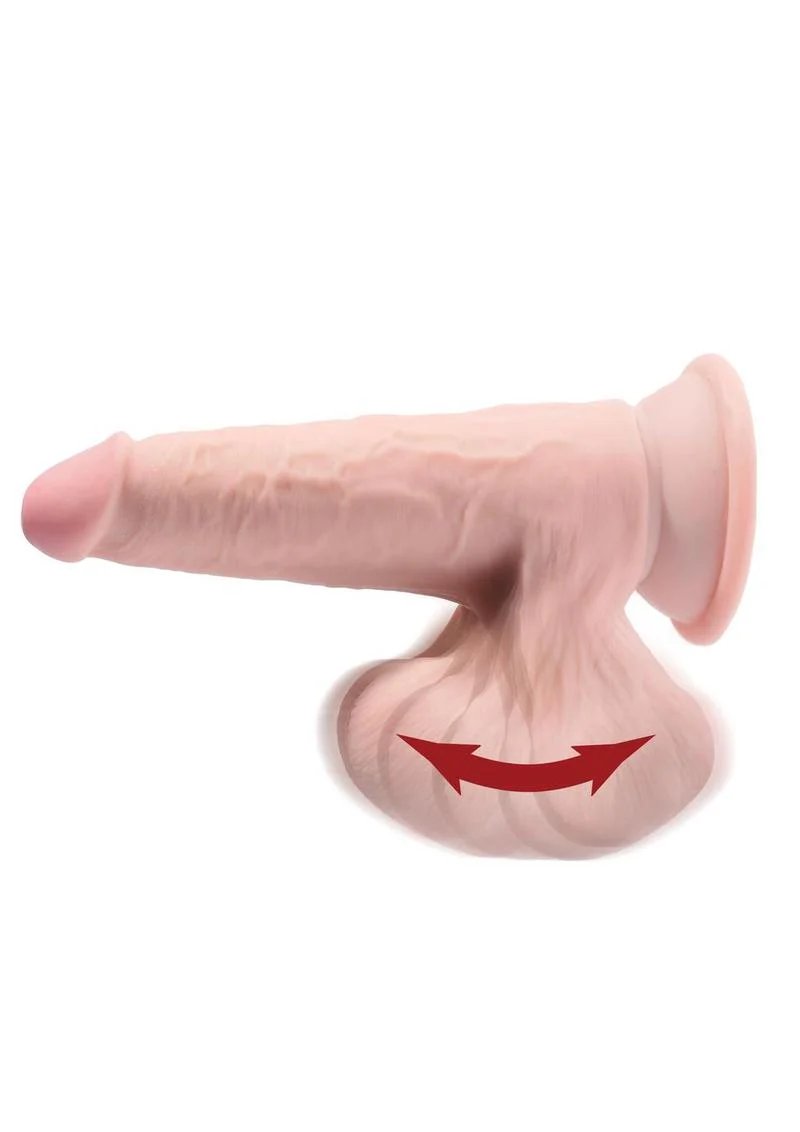 King Cock Triple Density Cock with Swinging Balls - Image 4