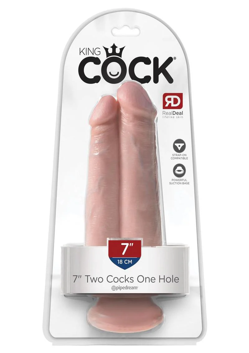 King Cock Two Cocks One Hole Dildo - Image 14
