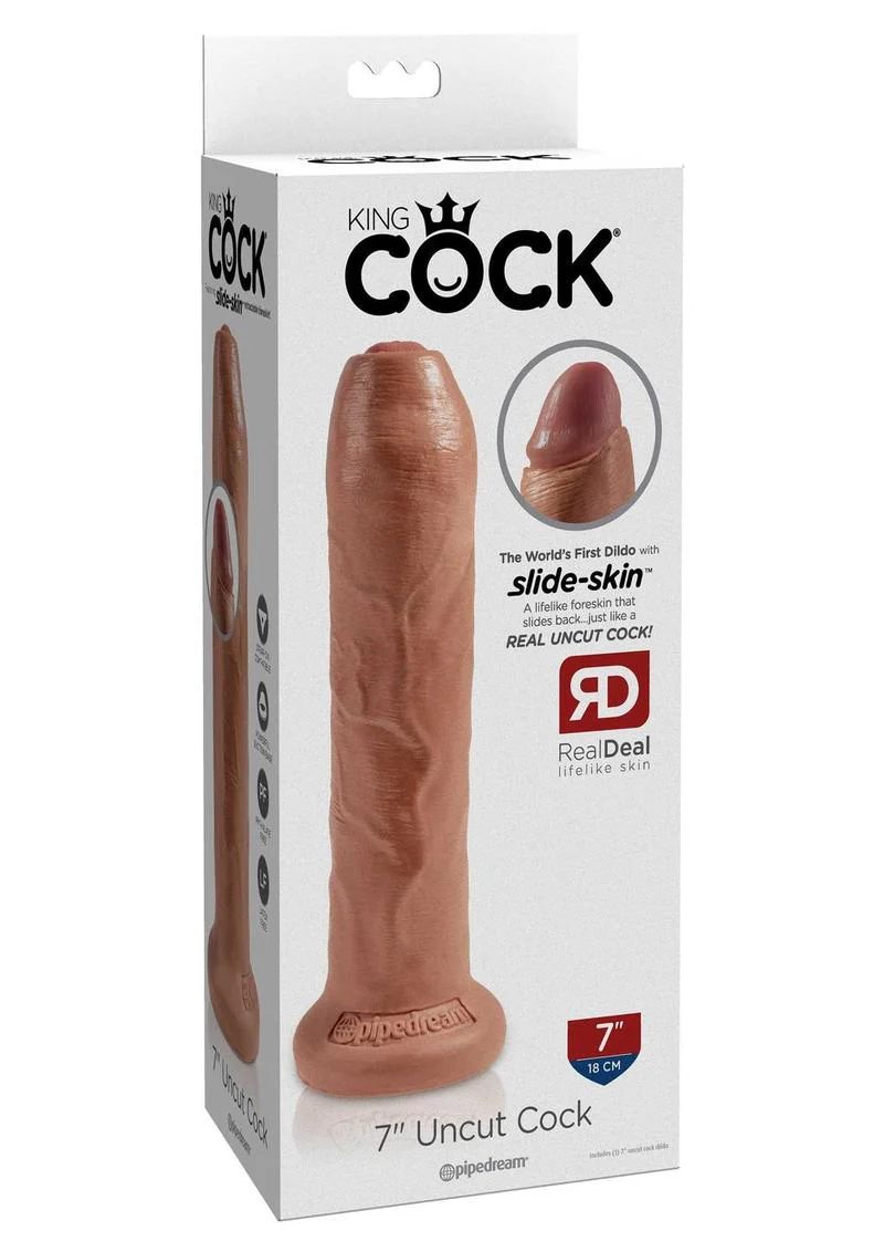 King Cock Uncut Cock Dildo - Image 2