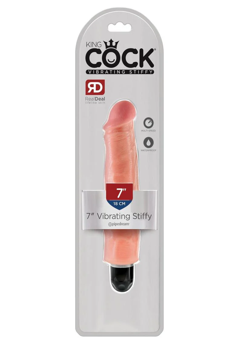 King Cock Vibrating Stiffy Dildo - Image 17