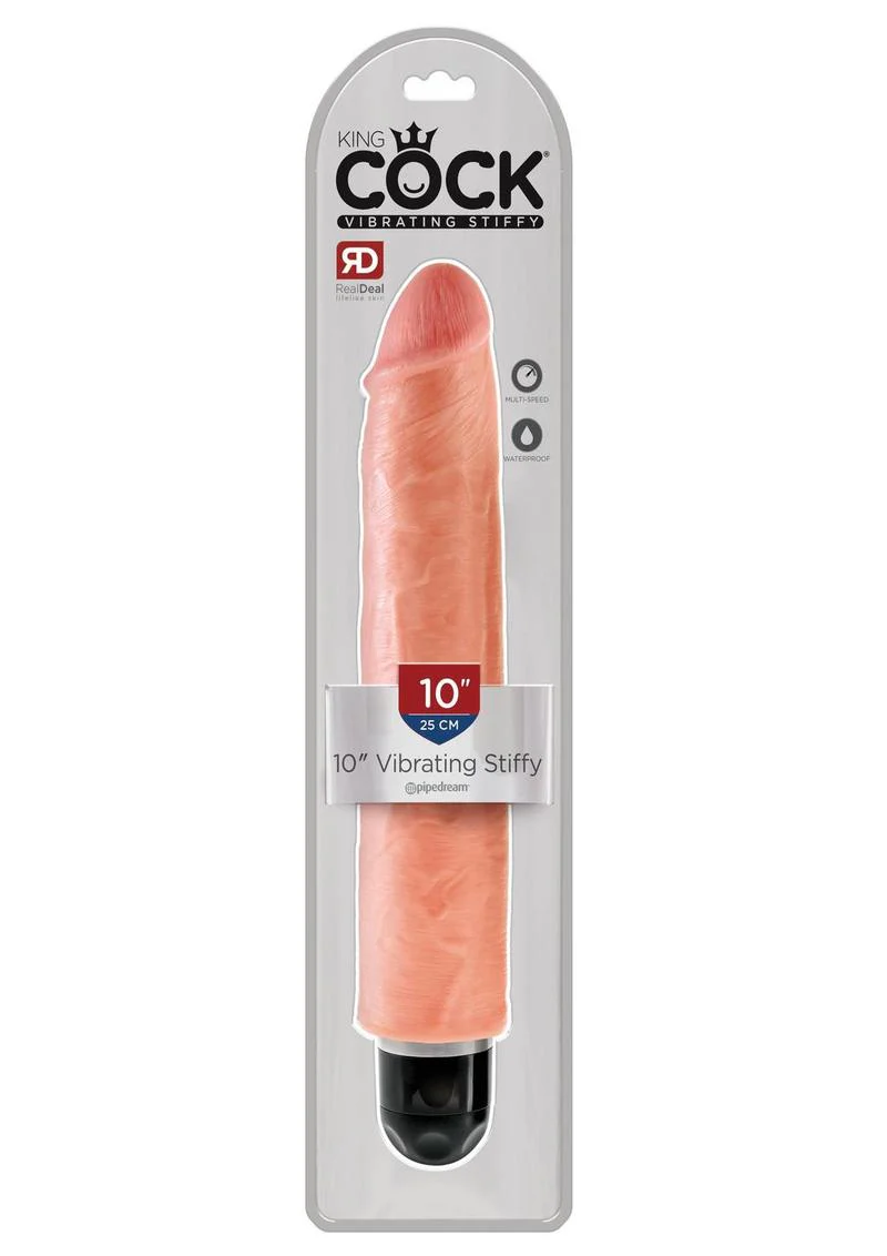King Cock Vibrating Stiffy Dildo - Image 4