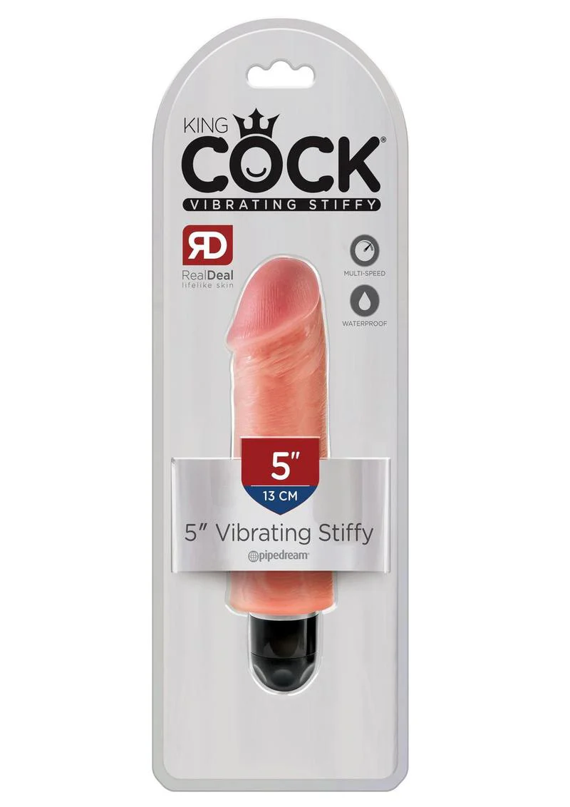 King Cock Vibrating Stiffy Dildo - Image 9