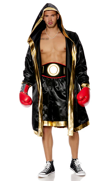 Knockout Champ Boxer Men's Costume - Image 3