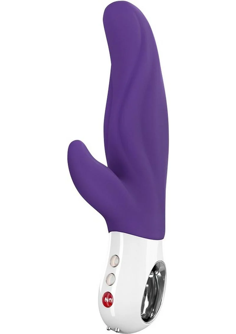 Lady Bi Silicone Vibrator with Clitoral Stimulator - Image 2