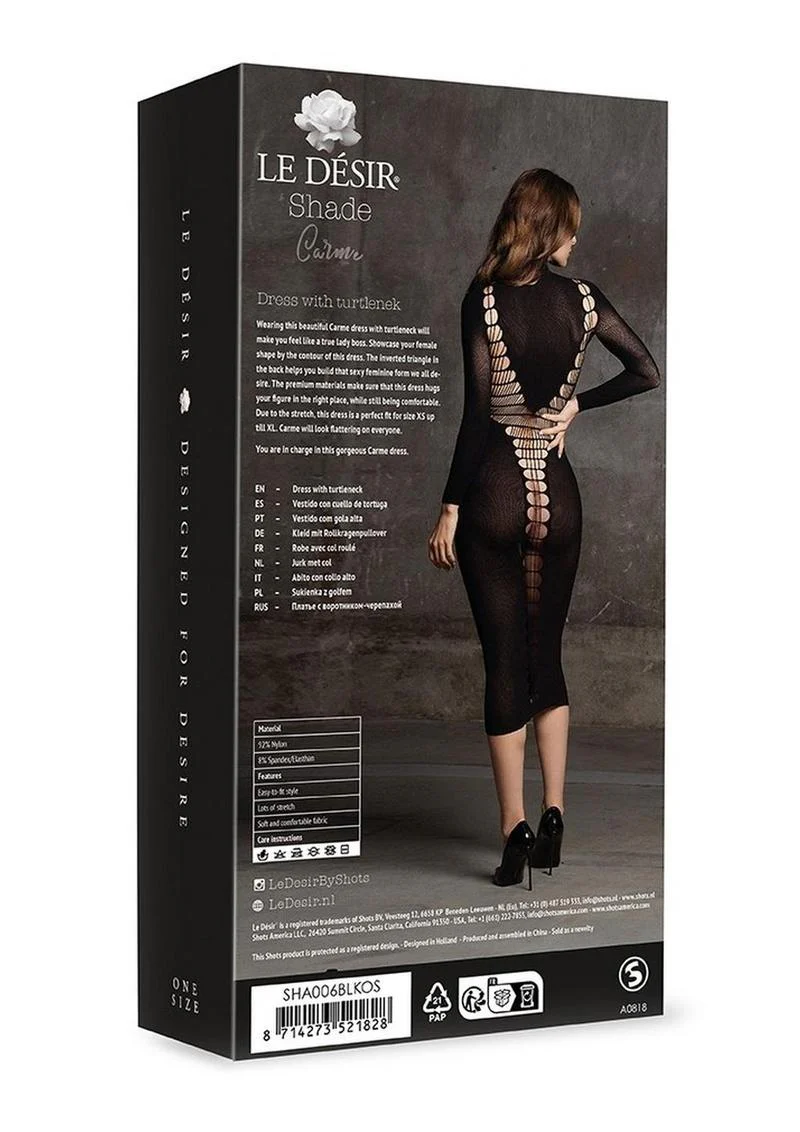 Le Desir Shade Carme Xi Dress with Turtleneck - Image 4
