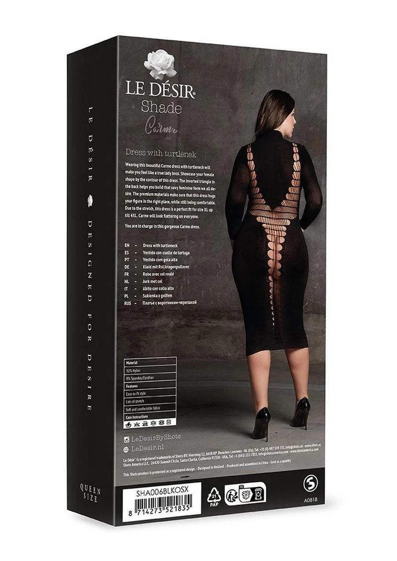 Le Desir Shade Carme Xi Dress with Turtleneck - Image 8