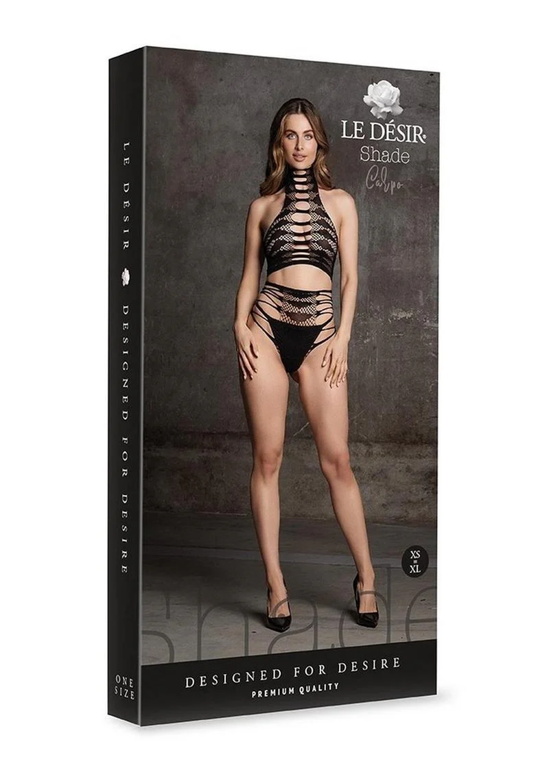 Le Desir Shade Carpo Xlvi Two Piece with Turtleneck, Crop Top and Pantie - Image 2