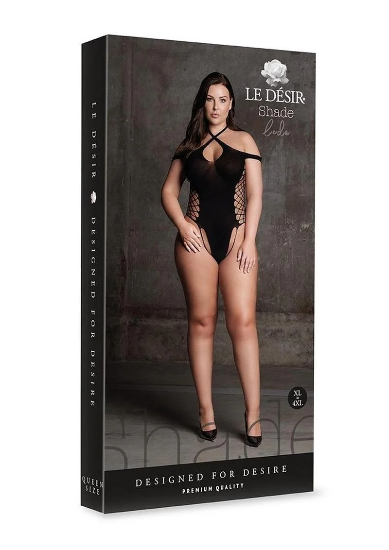 Le Desir Shade Leda Xiii Body with Crossed Neckline and Off Shoulder Straps - Image 6