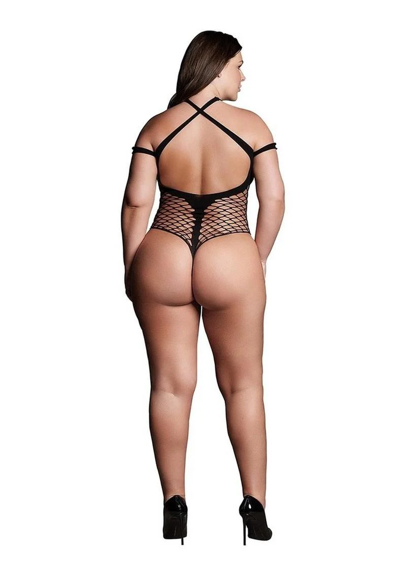 Le Desir Shade Leda Xiii Body with Crossed Neckline and Off Shoulder Straps - Image 7