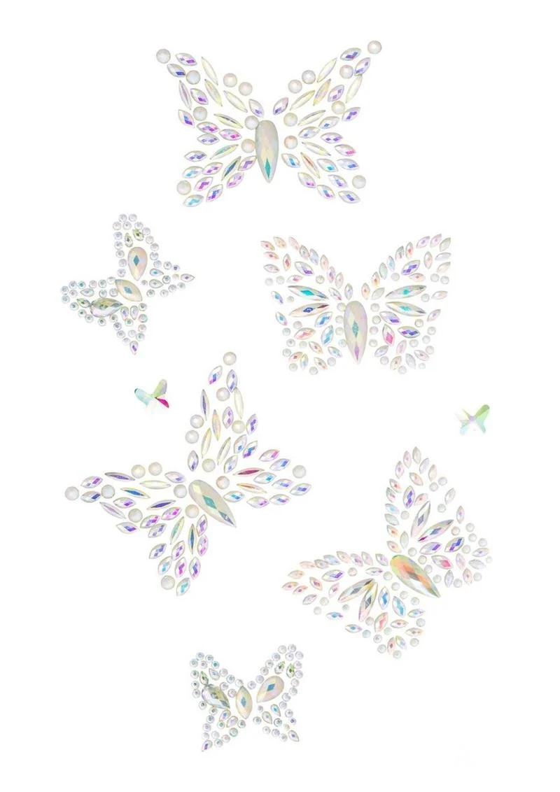 Leg Avenue Aurella Adhesive Glow In The Dark Body Jewels Sticker