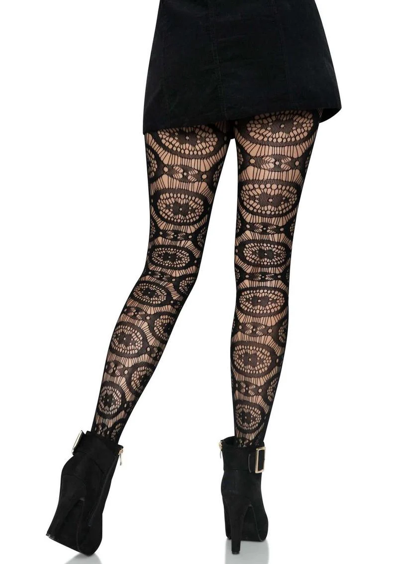 Leg Avenue Boho Crochet Net Tights - Image 2