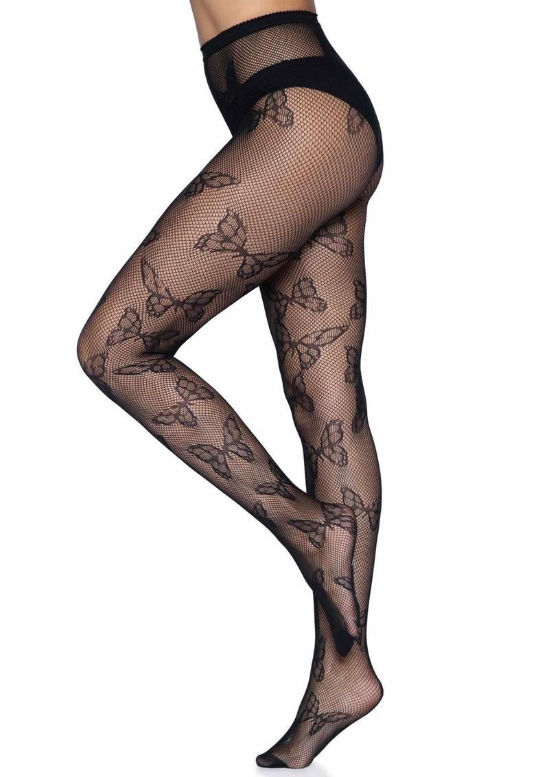 Leg Avenue Butterfly Net Tights - Image 10
