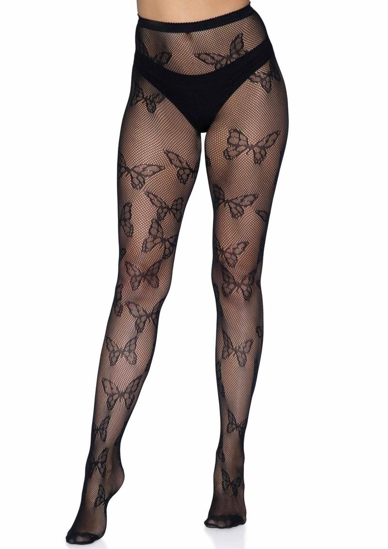 Leg Avenue Butterfly Net Tights - Image 8