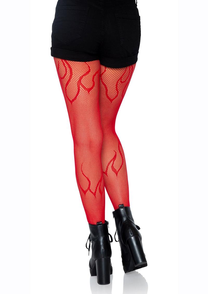 Leg Avenue Flame Net Tights - Image 10