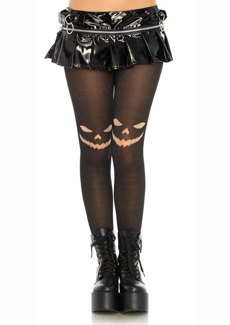 Leg Avenue Jack O' Lantern Opaque Tights