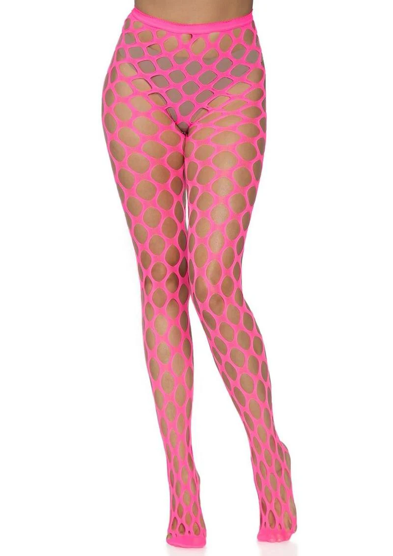 Leg Avenue Jumbo Pothole Net Tights - Image 13