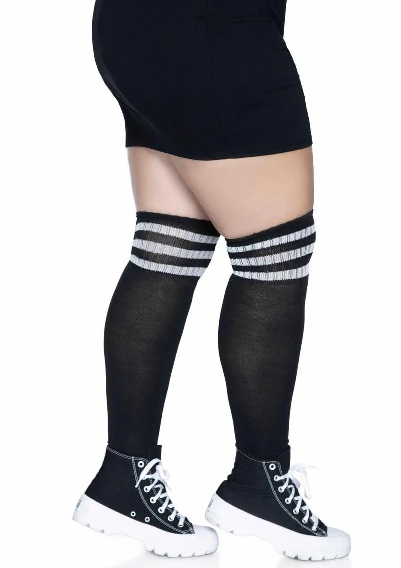 Leg Avenue Over The Knee Athletic Socks - Image 3