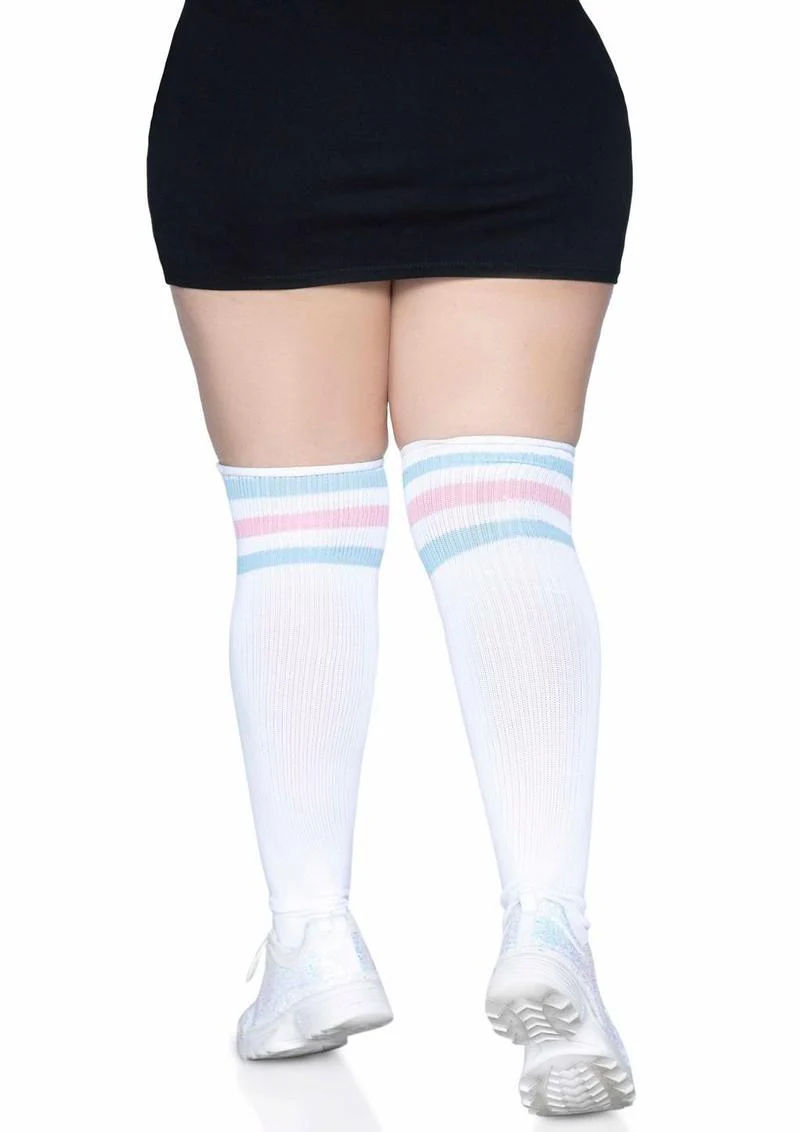 Leg Avenue Over The Knee Athletic Socks - Image 5