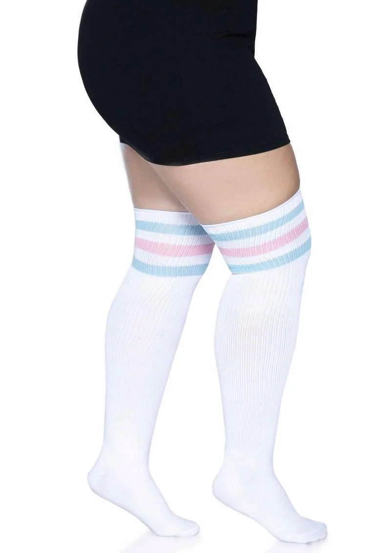 Leg Avenue Over The Knee Athletic Socks - Image 6