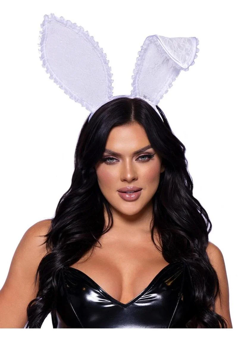 Leg Avenue Ruffle Bunny Ears - Image 3