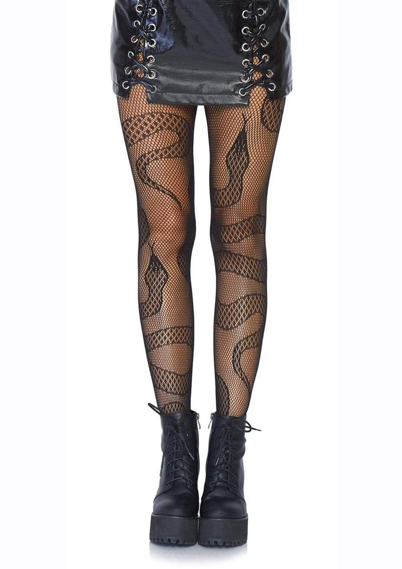 Leg Avenue Snake Net Tights - Image 4