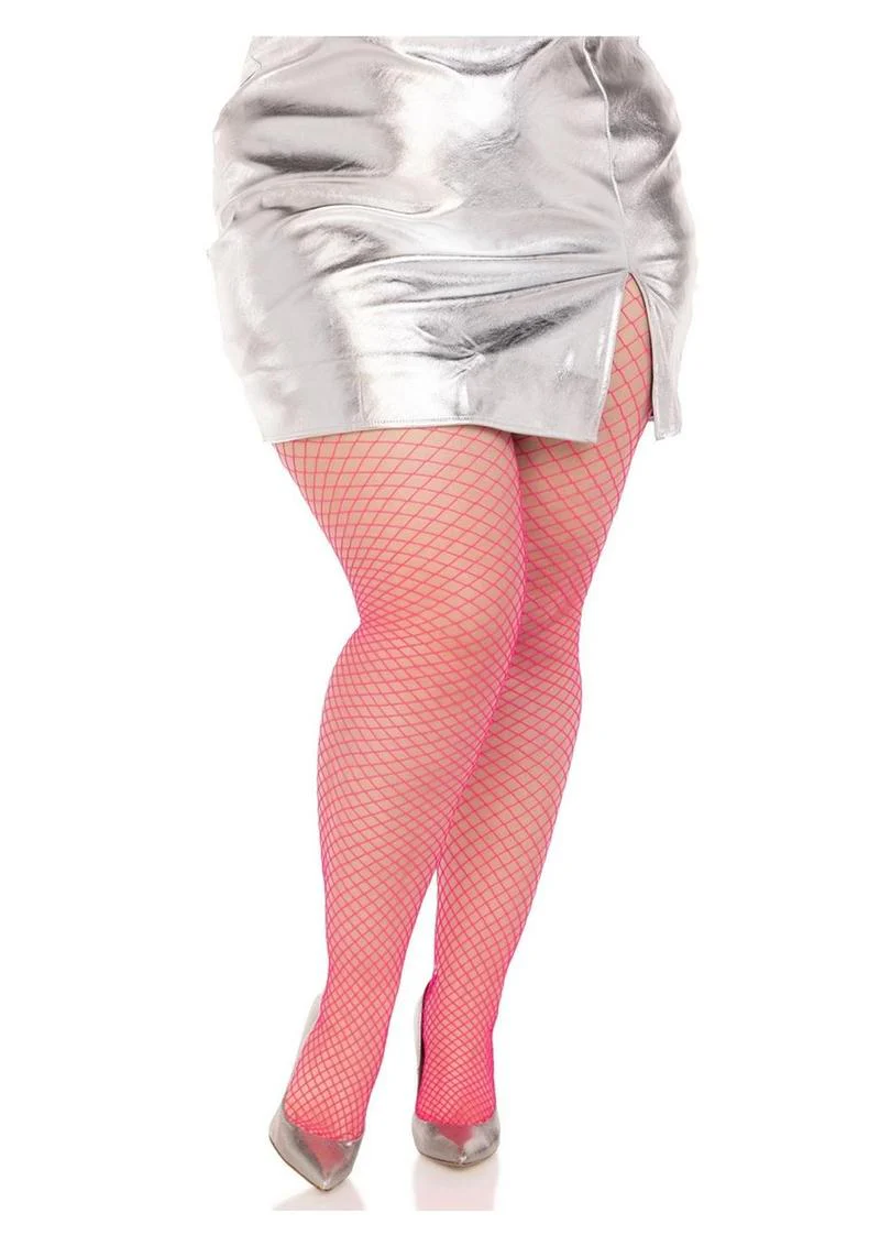 Leg Avenue Spandex Industrial Net Tights - 1x-2x - Image 11