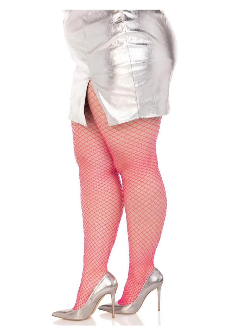 Leg Avenue Spandex Industrial Net Tights - 1x-2x - Image 12