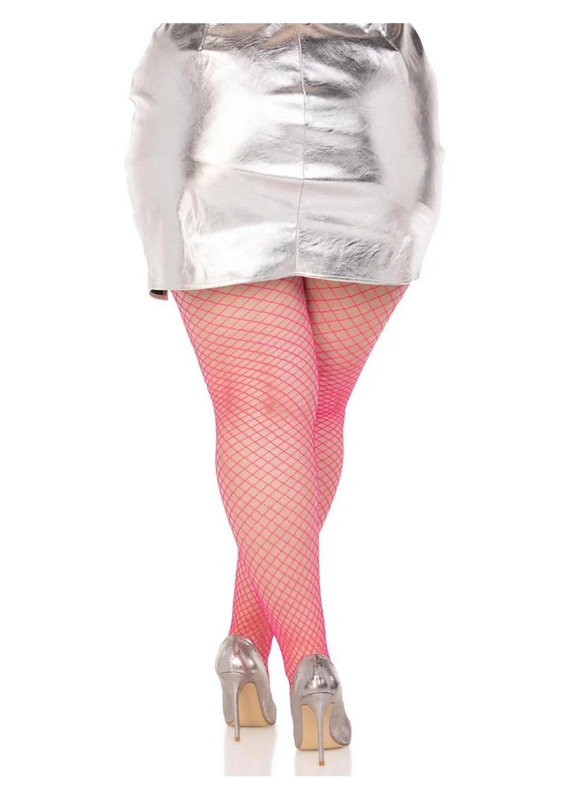 Leg Avenue Spandex Industrial Net Tights - 1x-2x - Image 13
