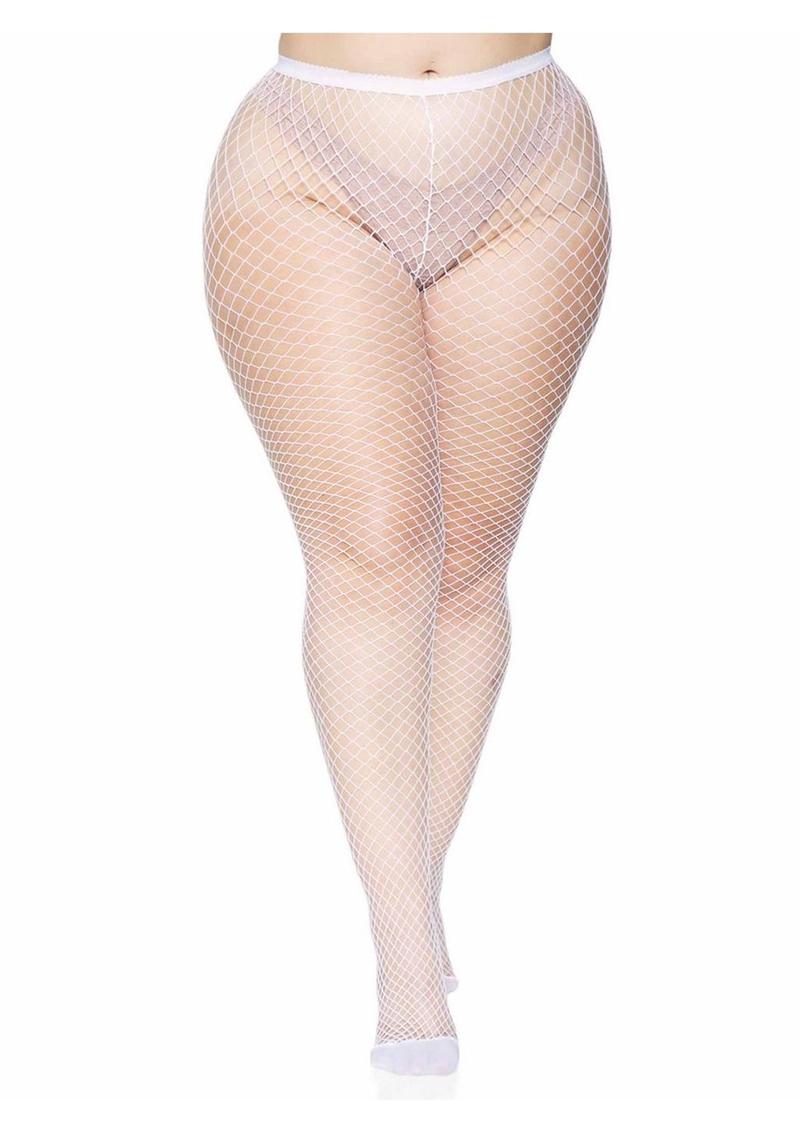 Leg Avenue Spandex Industrial Net Tights - 1x-2x - Image 3