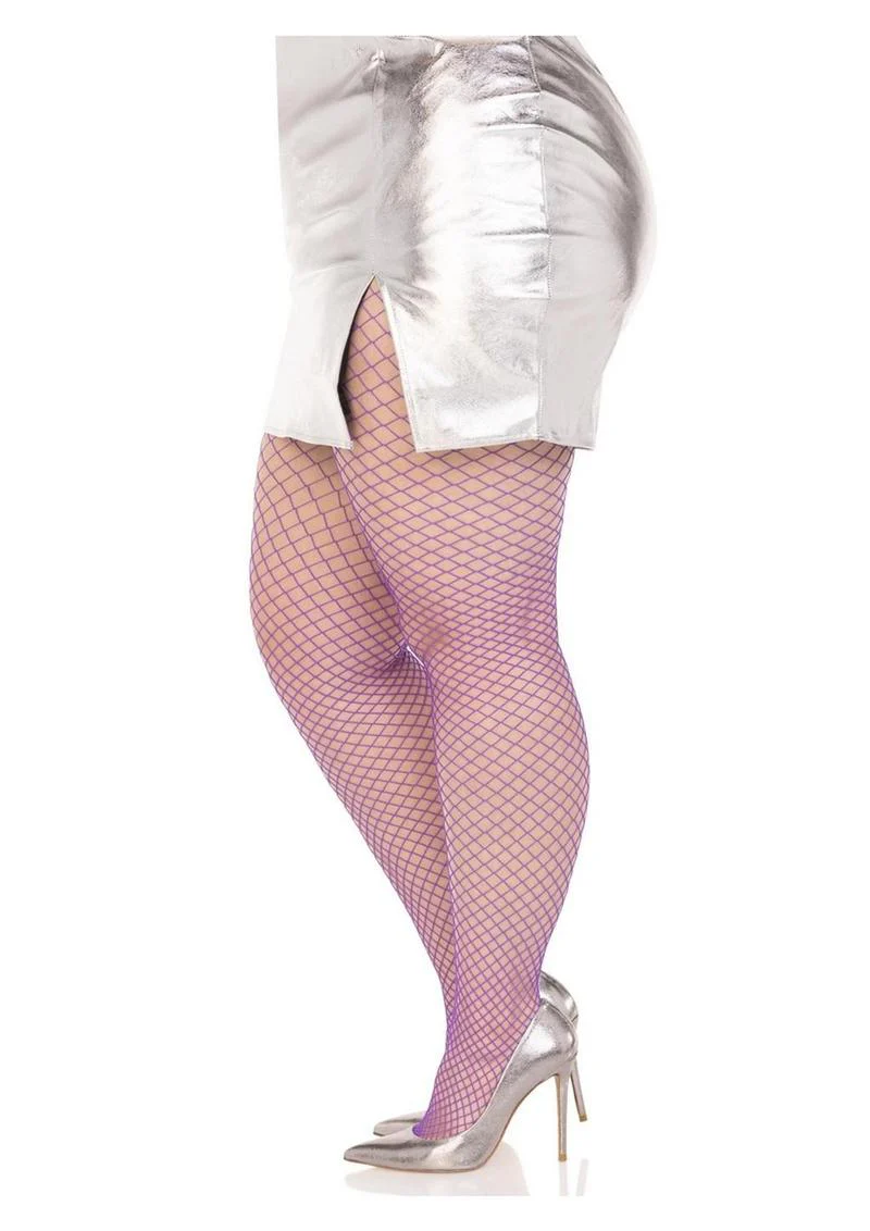 Leg Avenue Spandex Industrial Net Tights - 1x-2x - Image 8
