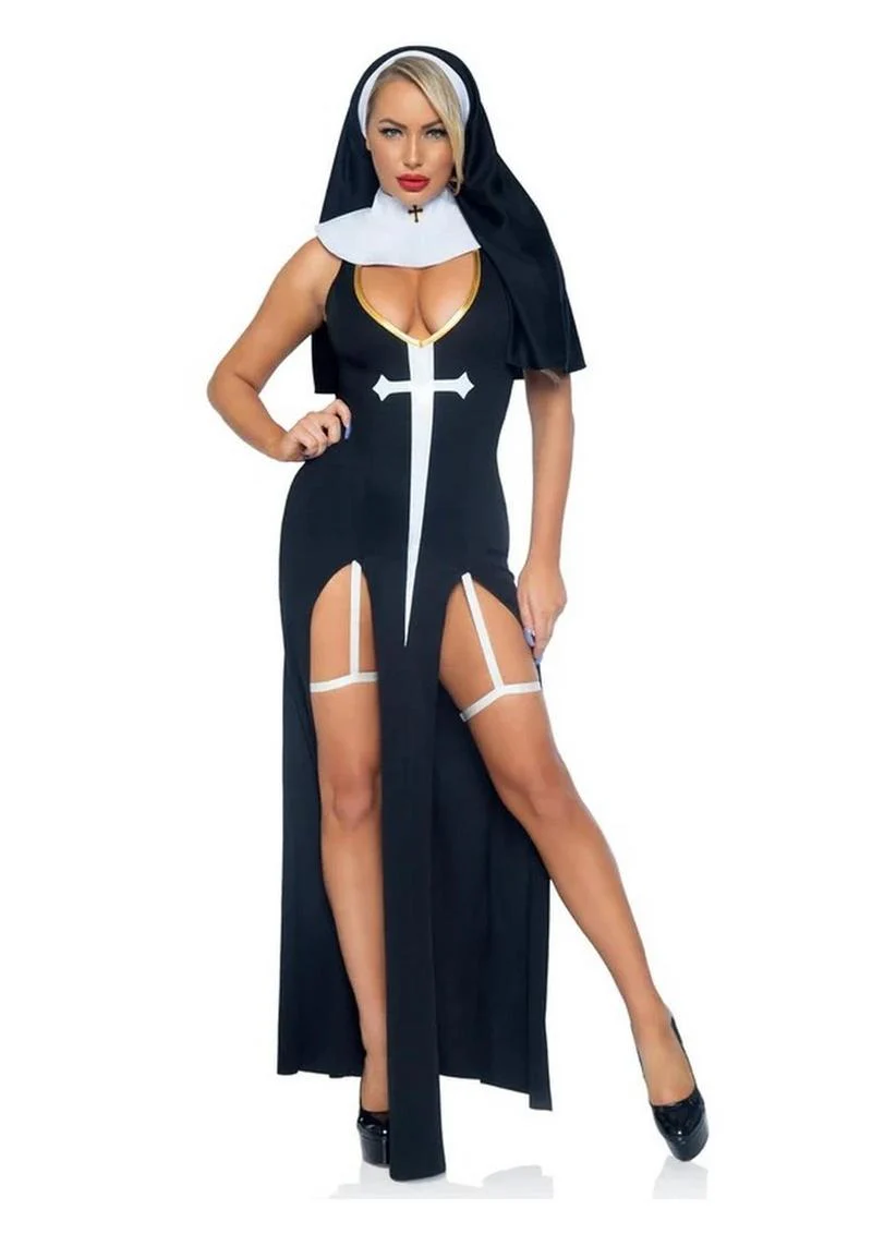 Leg Avenue Sultry Sinner Nun - Image 2