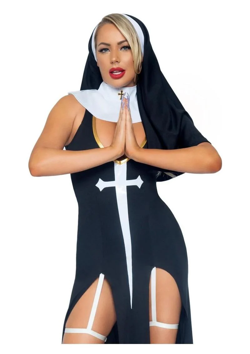 Leg Avenue Sultry Sinner Nun - Image 4