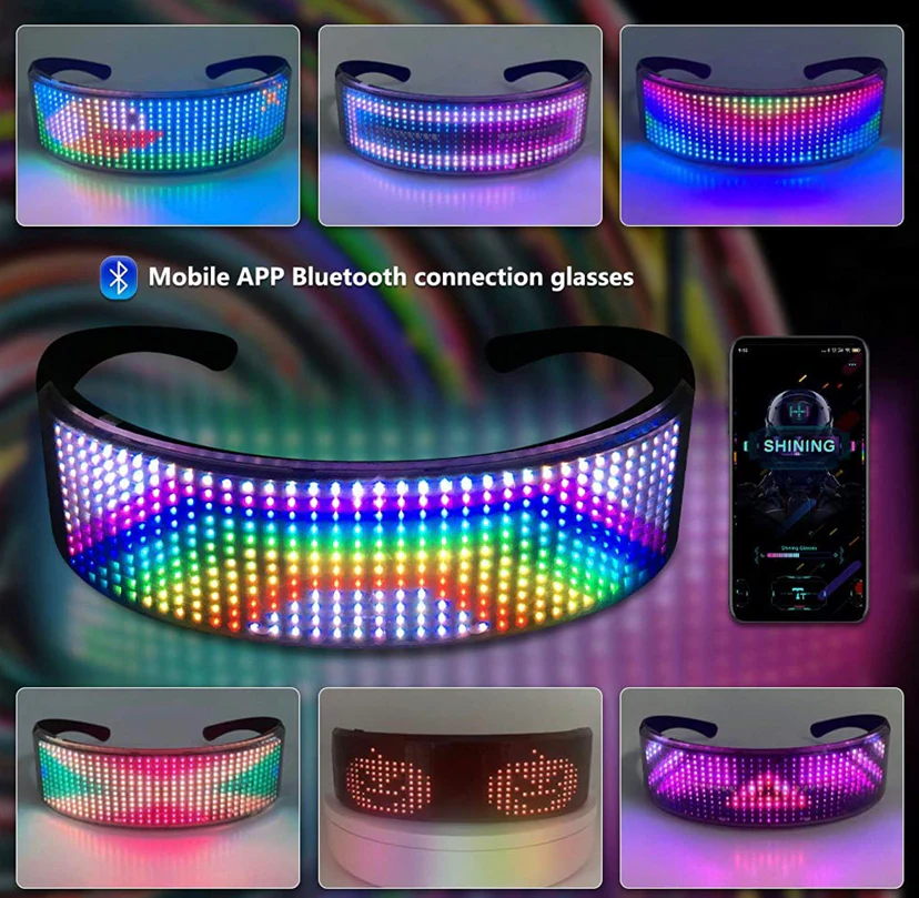 Light Up Glasses LED Programmable - Image 5