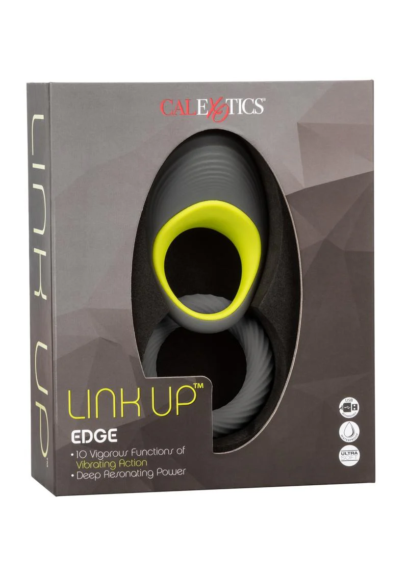 Link Up Edge Silicone Vibrating Cock Ring - Image 2