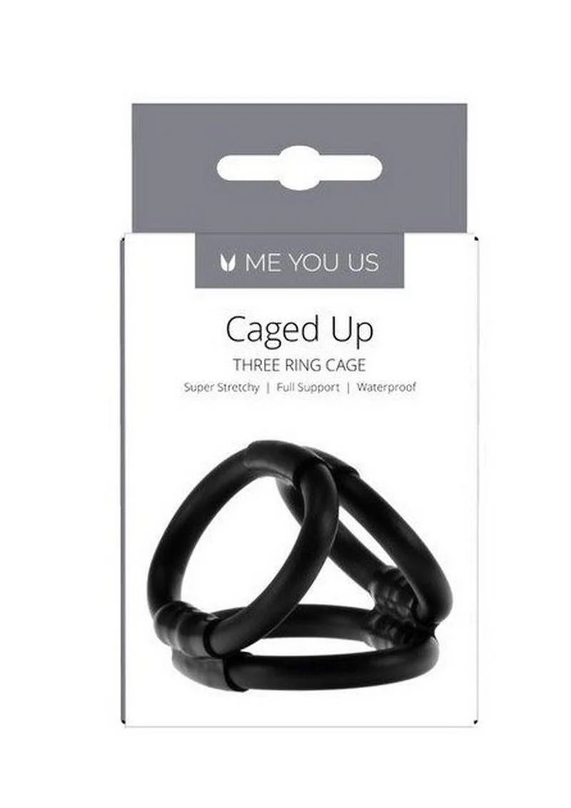 Linx Caged Up Cock Cage 3 Ring Cock Ring - Image 3