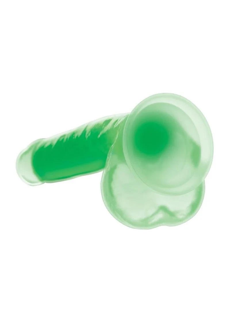 Lollicock Glow In The Dark Silicone Dildo with Balls - Image 8