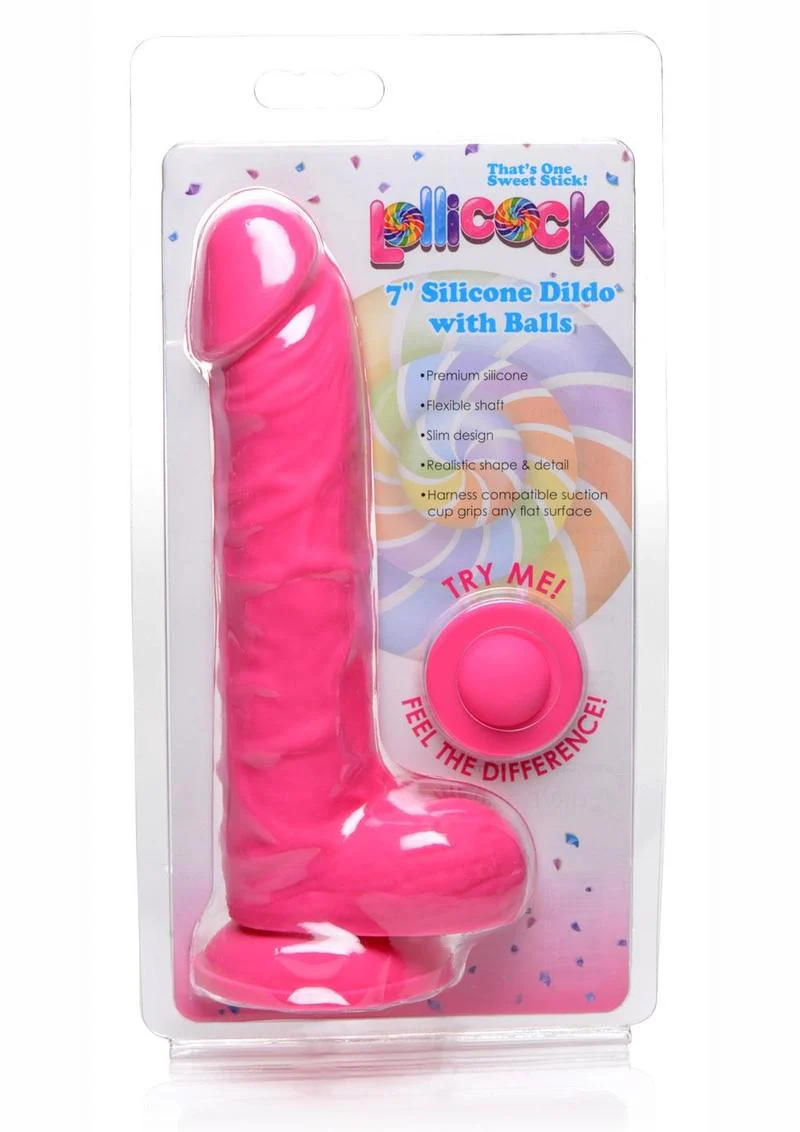 Lollicock Silicone Dildo with Balls - Image 5