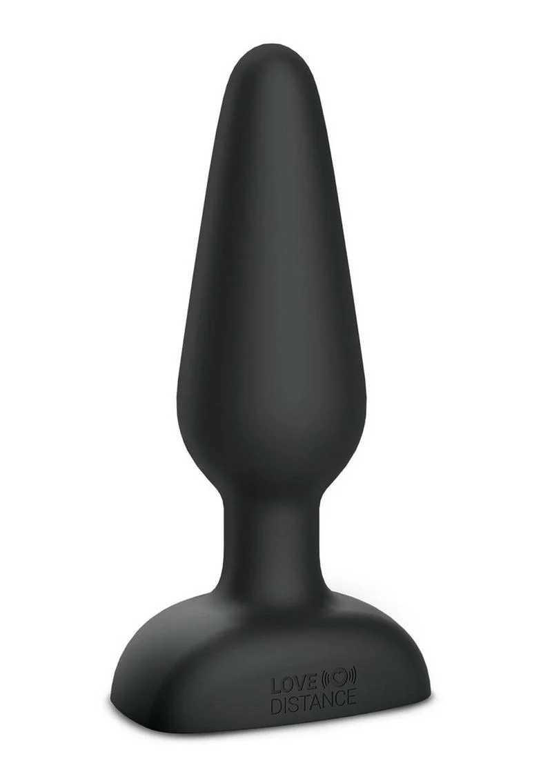 Love Distance Link App Controlled Silicone Rechargeable Anal Plug