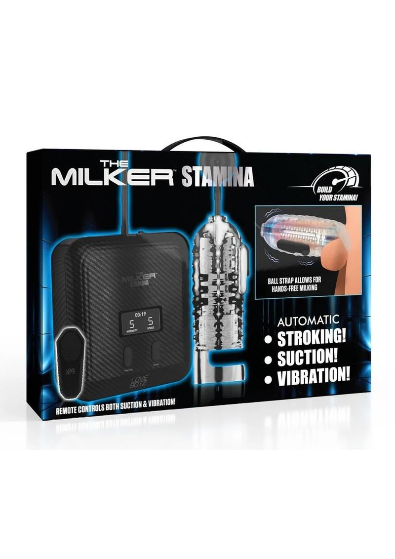Lovebotz The Milker Max Edition Rechargeable Thrusting and Vibrating Masturbator with Remote - Image 2