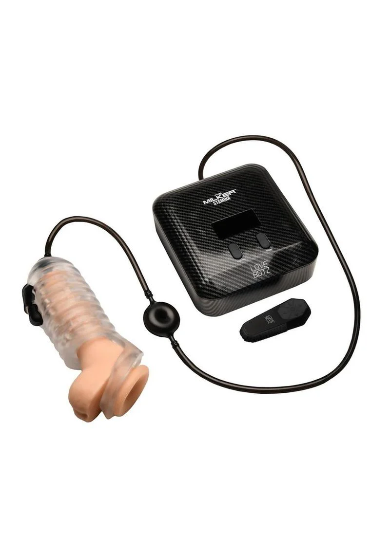 Lovebotz The Milker Max Edition Rechargeable Thrusting and Vibrating Masturbator with Remote - Image 4