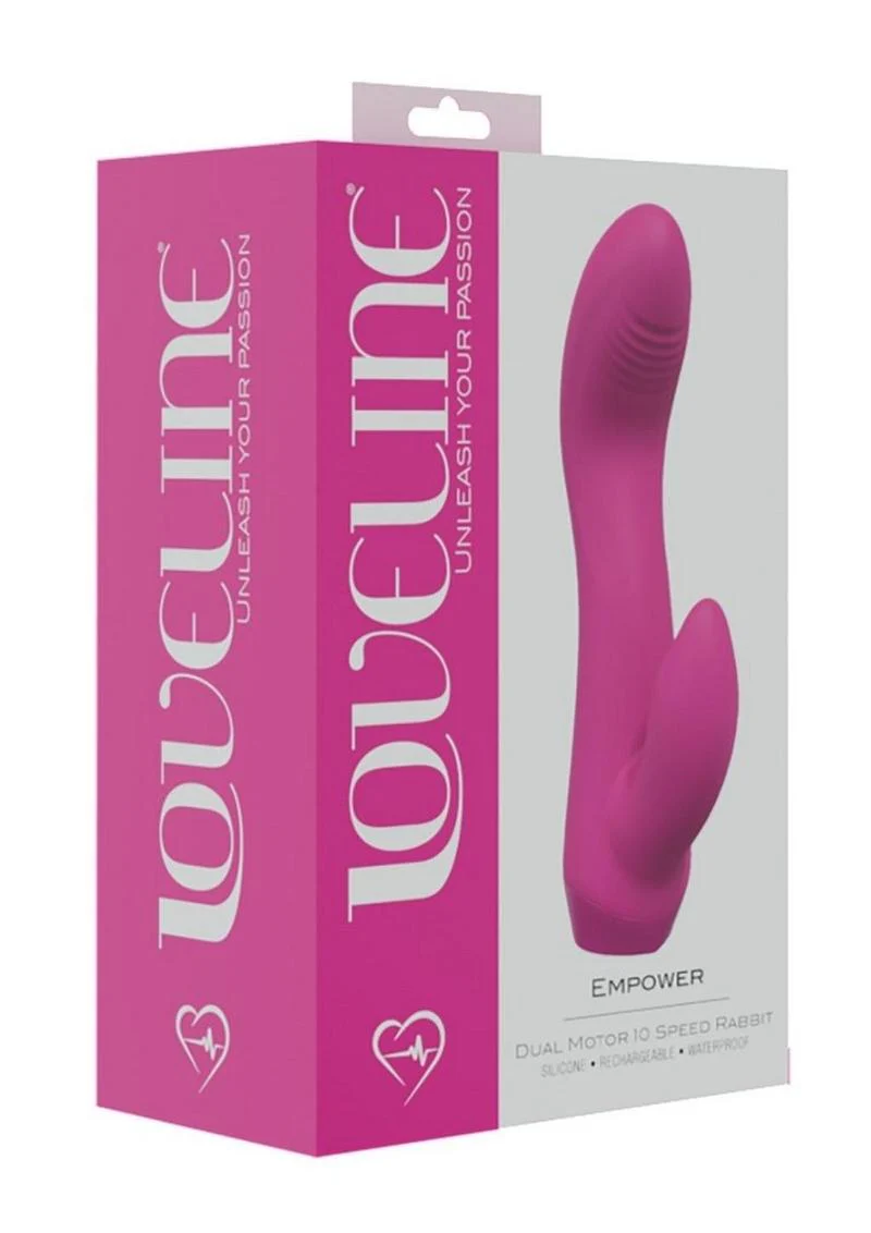 Loveline Empower Rechargeable Dual Motor 10 Speed Rabbit Vibrator - Image 2