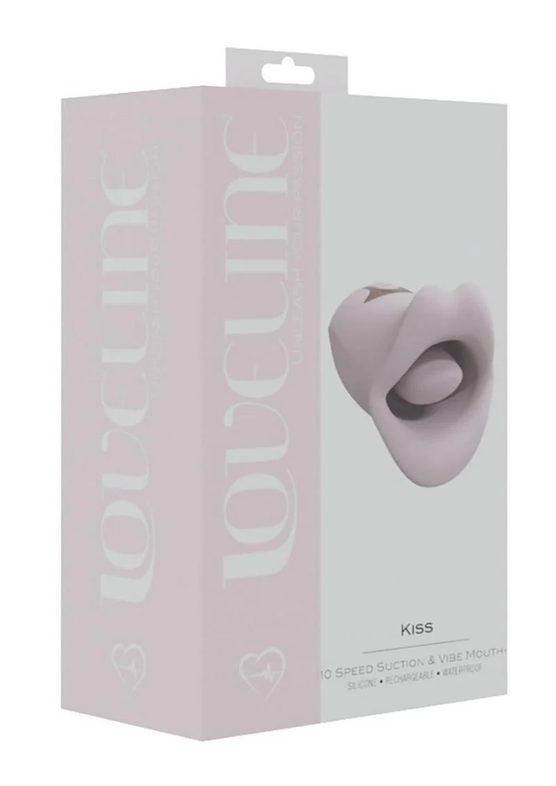 Loveline Kiss 10 Speed Silicone Rechargeable Suction and Vibrating Mouth - Image 2