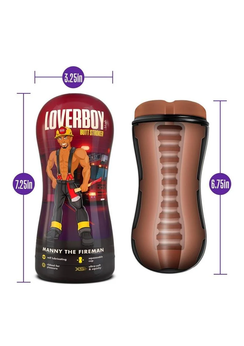 Loverboy Manny The Fireman Self Lubricating Anal Pocket Stroker - Image 3