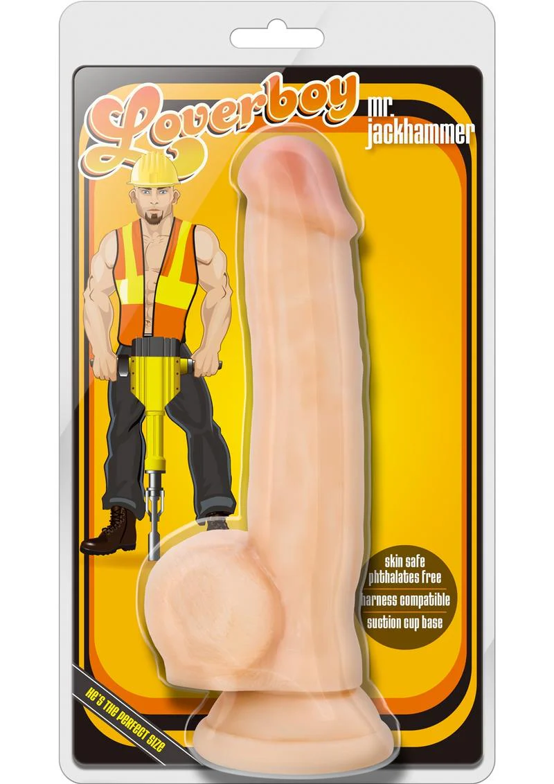 Loverboy Mr. Jackhammer Dildo with Balls - Image 2