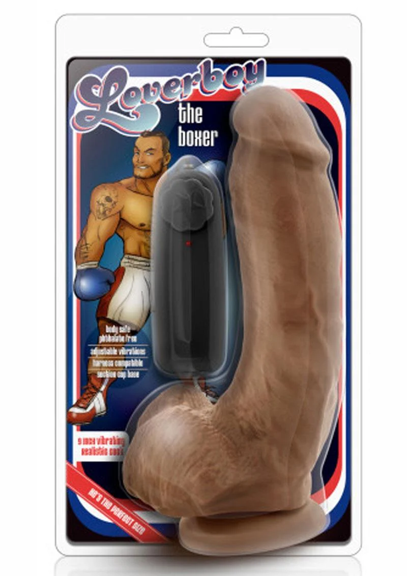 Loverboy The Boxer Vibrating Cock with Balls - Image 2