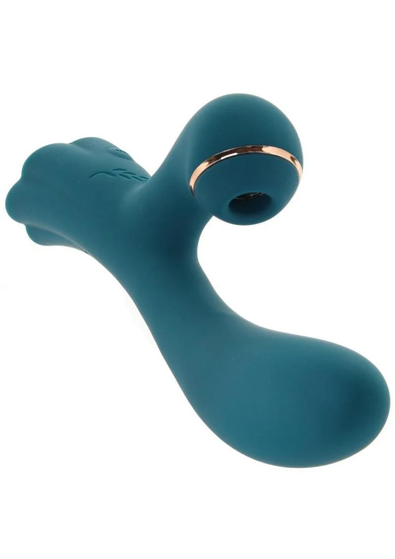 Luxe Aura Rechargeable Silicone Clitoral Stimulator - Image 3