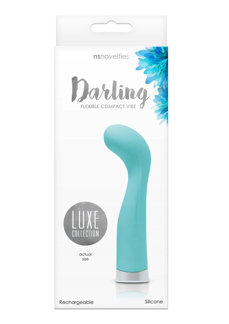 Luxe Collection Darling G-Spot Rechargeable Silicone Flexible Compact Vibrator - Image 2