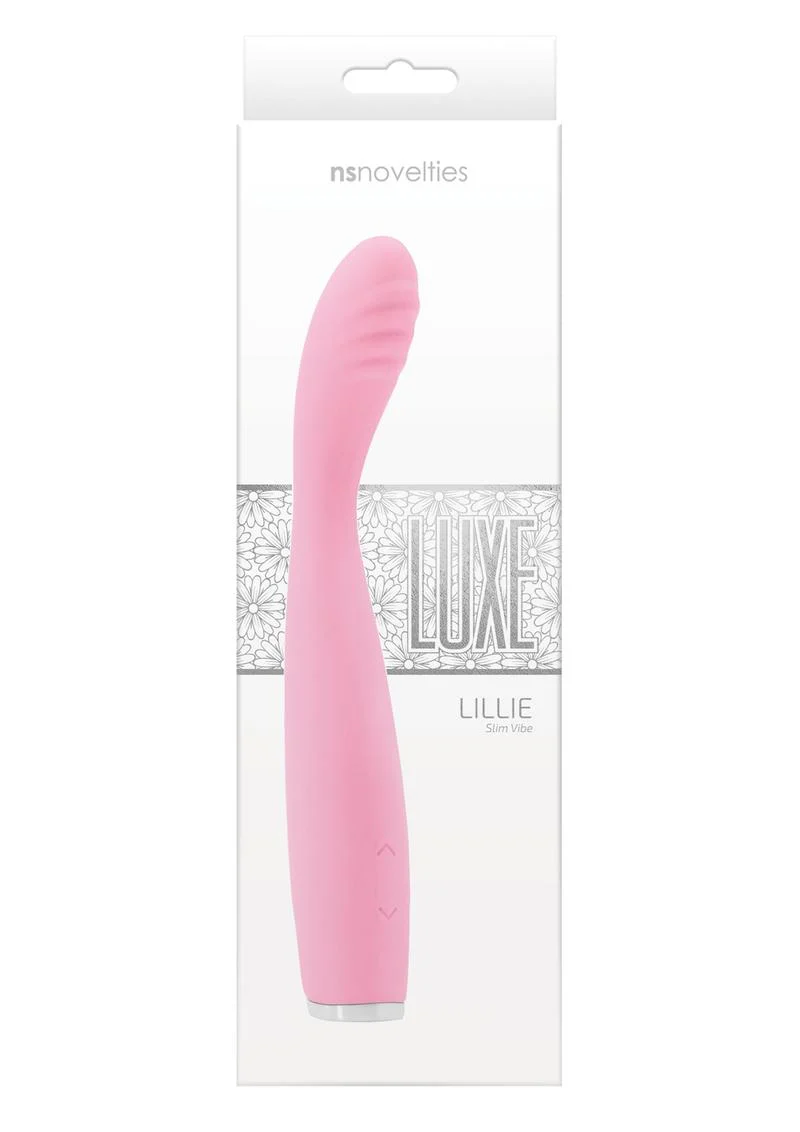 Luxe Lillie Silicone Rechargeable Vibrating Slim Wand Massager - Image 6