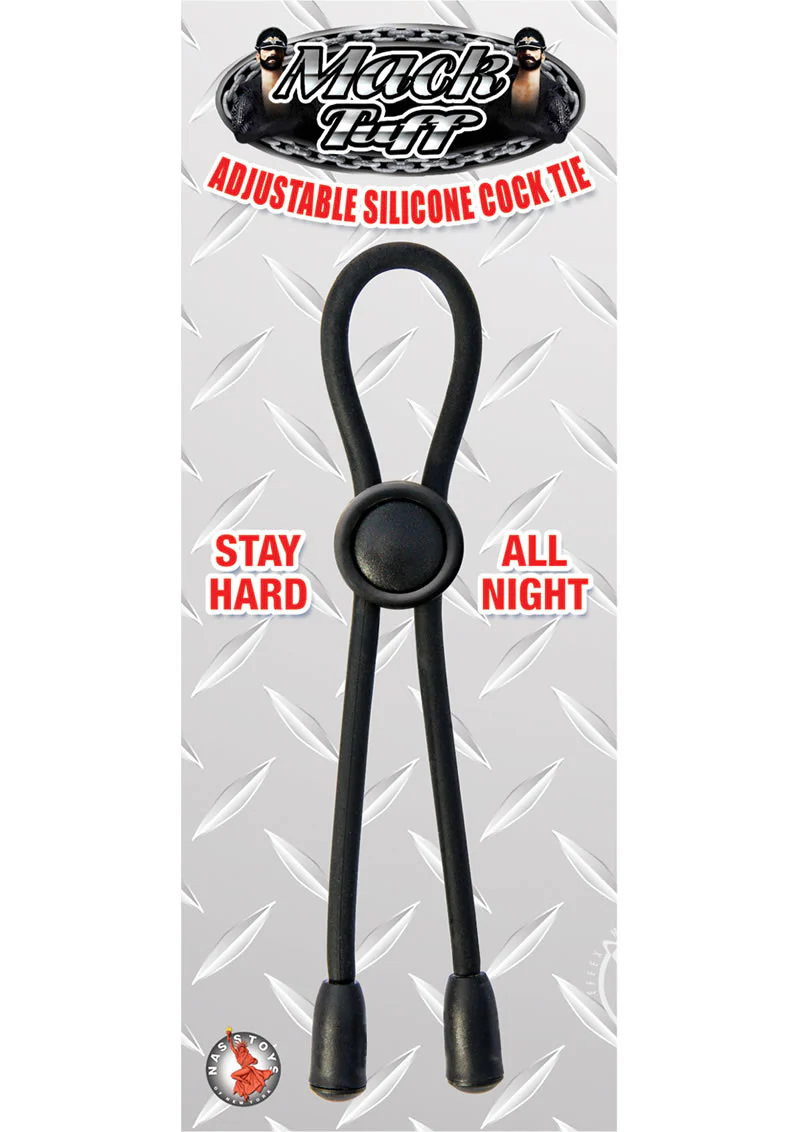 Mack Tuff Adjustable Silicone Cock Tie Cock Ring - Image 2